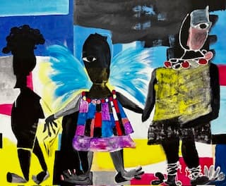 Oil and Acrylic on Canvas (Original)